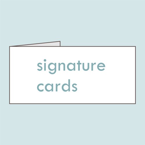 Haute Note Signature Cards - HauteNote.com