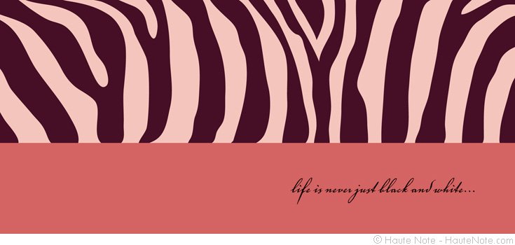 Haute Note Lookbook - Animal Prints - Zebra - life is never just black and white | HauteNote.com