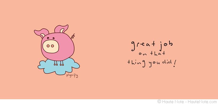 Haute Note Lookbook - Story Time - Pigs Fly - great job | HauteNote.com