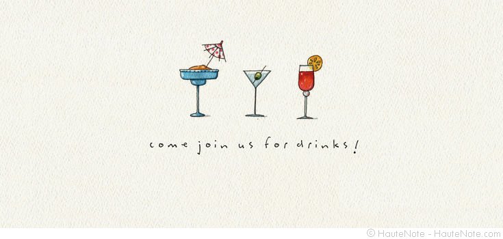 Haute Note Lookbook - Celebrate - Cocktails - come join us for drinks | HauteNote.com