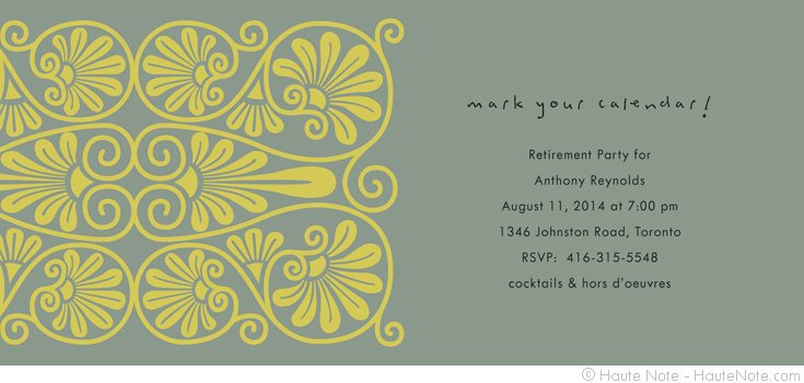 Haute Note Lookbook - Varanasi - Saffron - Mark your calendar - Save the date | HauteNote.com